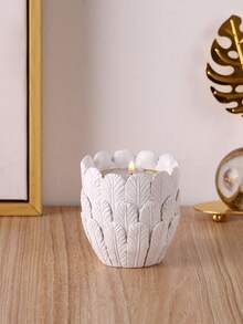 1 件树脂创意羽毛/布袋形状装饰，适用于家居装饰、节日装饰、客厅门厅书房工作室桌面装饰烛台 - 彩色 - 查看 11