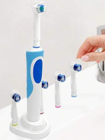 Toothbrush Dustproof Covers Caps For OralB Round Heads Electric Toothbrush, Replacement Electric Toothbrushes Brush Head Cover Protector Accessories For Travel & Home