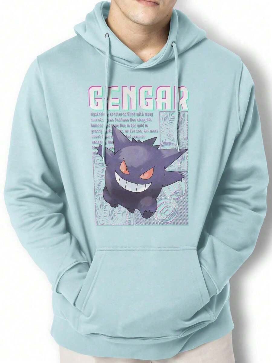 Pokedex Gen Gar Sweatshirt Coat Kangaroo Blouse JPJ1 - Màu xanh nhạt - Xem 1