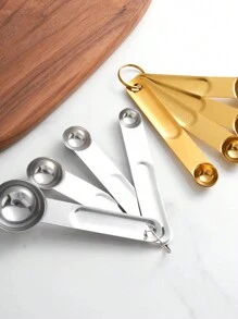 4 件/8 件不锈钢量杯套装，多件套厨房测量工具，用于烹饪和烘焙，测量干性成分和液体