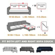 Elastic Sofa Cushion Cover Jacquard Sofa Cover L Shape Wear-Resistant Cushion Slipcover Furniture Protector Sofa Slipcover Suitable For L-Shaped Sofas & 1-4 Seat Sofas,Living Room Sofa Protector - Pink - View 5