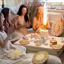 1/13 Giỏ treo trang trí phong cách Boho, giỏ mây đan thủ công, thích hợp cho phòng ngủ, phòng khách, phòng ăn, văn phòng, có thể treo trực tiếp (màu trơn), quà tặng sinh nhật, tốt nghiệp. - Nhiều màu - Xem 8