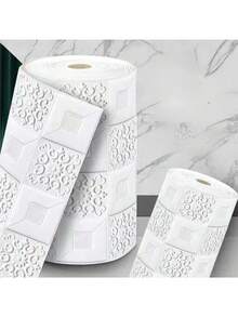 70厘米x2米 3D砖墙贴纸 DIY自粘装饰泡沫防水墙面覆盖墙纸 适用于电视背景儿童客厅 - 彩色 - 查看 9