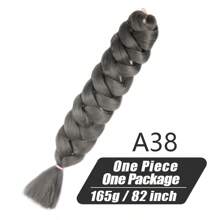 Xpression Synthetic Crochet Hair Jumbo Braid Hair Kanekalon Big Braid Expression Hair Braid Synthetic Braided Hair Extension Women
