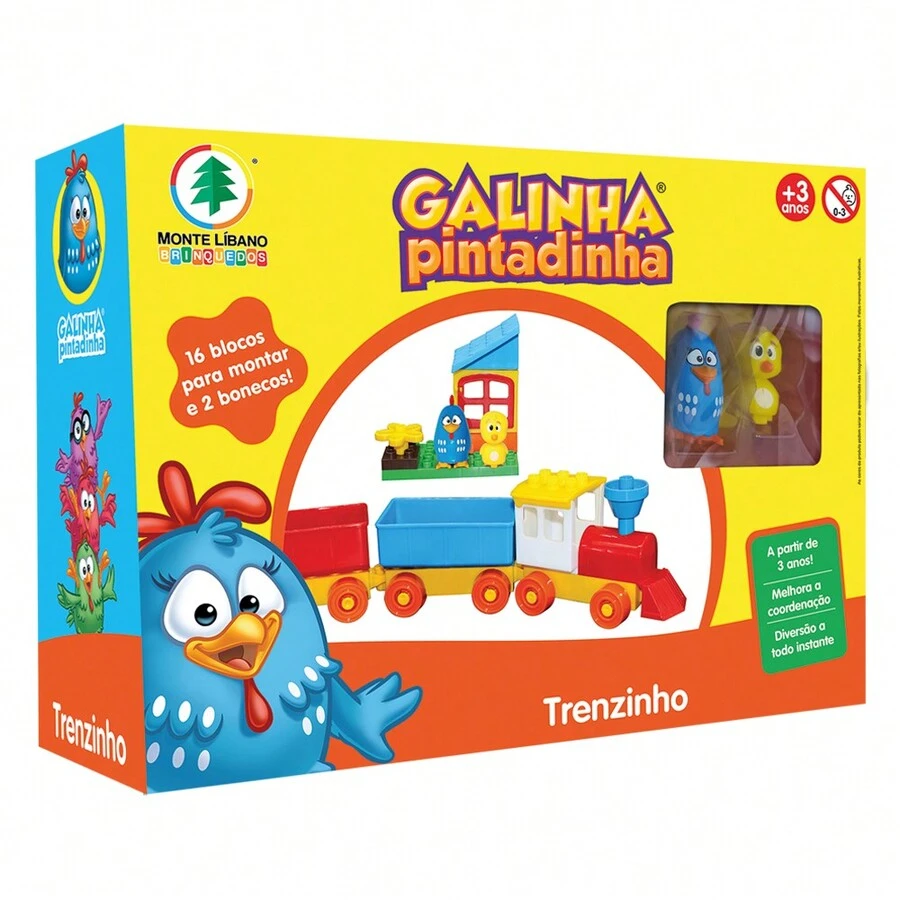 Pintadinha Chicken Train (+ 3 Years) - Nhiều màu - Xem 1