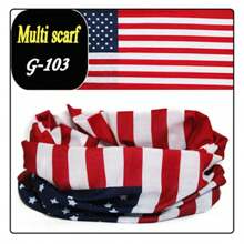 1 件户外运动无缝头巾防晒防尘面罩骑行钓鱼多功能头带，适合骑自行车、骑摩托车和滑雪