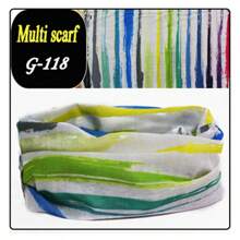 1 件户外运动无缝头巾防晒防尘面罩骑行钓鱼多功能头带，适合骑自行车、骑摩托车和滑雪