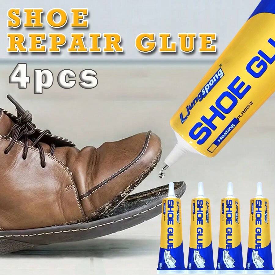 4PCS 60ml Shoe Glue Special Shoe Glue Repairer Shoe Glue Athletic Shoe Waterproof Strong Shoe Repair Glue Home Outdoor Repair Tool Fast-Setting Back To School
