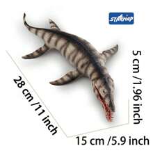 [Tem certificado infantil] Brinquedo modelo de dinossauro realista, estatueta de animal selvagem, brinquedo sensorial e presente de festa, adequado para decoração de quarto de crianças ou meninas e meninos