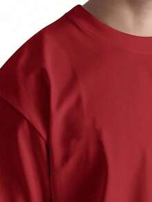 Pitbull Bullylife Basic T-Shirt 100% Cotton Shirt GPJ1 - 紅色 - 查看 3