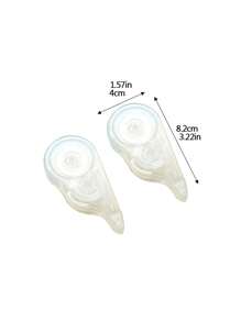 1入組簡約風修正帶 - 白色 - 查看 4