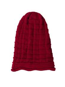 2024 New Explosive Pleated Flanged Pullover Hat Women's Fall And Winter Ski Woolen Hat Europe And The United States Outdoor Knitted Hat