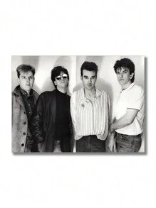 1 件，帆布印刷画，经典摇滚乐队史密斯乐队热门单曲《皇后乐队已死》复古海报，房间装饰用品，无框墙面艺术海报，客厅沙发背景装饰，门厅走廊装饰，家居装饰，卧室装饰，浴室装饰，房间装饰，办公室装饰，学校装饰，艺术礼品，PVC 硬管包装