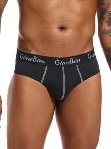 5 piezas Ropa interior sexy de marca para hombres, calzoncillos de poliéster, estilo de moda, cómodo, transpirable, pantis, calzoncillos, slips, suspensor brasileño, suave, de moda