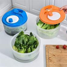 1 Máy Xay Rau Củ Quả & Máy Xay Salad Cấp Nhà Hàng Bằng ABS Cao Cấp - Sấy Trái Cây Hiệu Quả, Làm Đồ Ăn Nhẹ Tốt Cho Sức Khỏe, Dụng Cụ Nhà Bếp Tiết Kiệm Không Gian Với Thiết Kế Dễ Dàng Làm Sạch - Nhiều màu - Xem 1