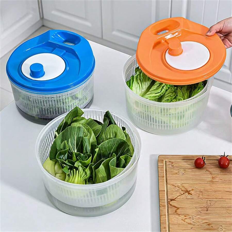 1 Máy Xay Rau Củ Quả & Máy Xay Salad Cấp Nhà Hàng Bằng ABS Cao Cấp - Sấy Trái Cây Hiệu Quả, Làm Đồ Ăn Nhẹ Tốt Cho Sức Khỏe, Dụng Cụ Nhà Bếp Tiết Kiệm Không Gian Với Thiết Kế Dễ Dàng Làm Sạch - Nhiều màu - Xem 1