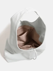 Women's 2024 New Arrival Versatile Bow Decor Large Capacity Shoulder Tote Bag Valentines - Mint Green - View 4