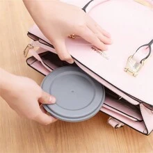 1pc Foldable Silicone Bowl With Lid, Lunch Box, Salad Bowl, Expandable Food Storage Container, Bento Box, High Quality Food Container For Camping, Travel, Office (Pink Small X1, Green Small X1, Pink Medium X1, Green Medium X1, Pink Large X1, Green Large X1, Pink Small/Medium/Large X3, Green Small/Medium/Large X3)
