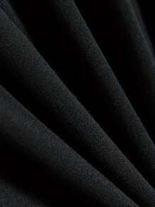 2pcs Tween Boy Sportswear Set, Spring & Fall Comfy Print Sweatshirt And Tapered Pants Outfit - Black - View 9