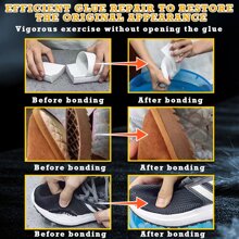 4PCS 60ml Shoe Glue Special Shoe Glue Repairer Shoe Glue Athletic Shoe Waterproof Strong Shoe Repair Glue Home Outdoor Repair Tool Fast-Setting Back To School - White - View 10
