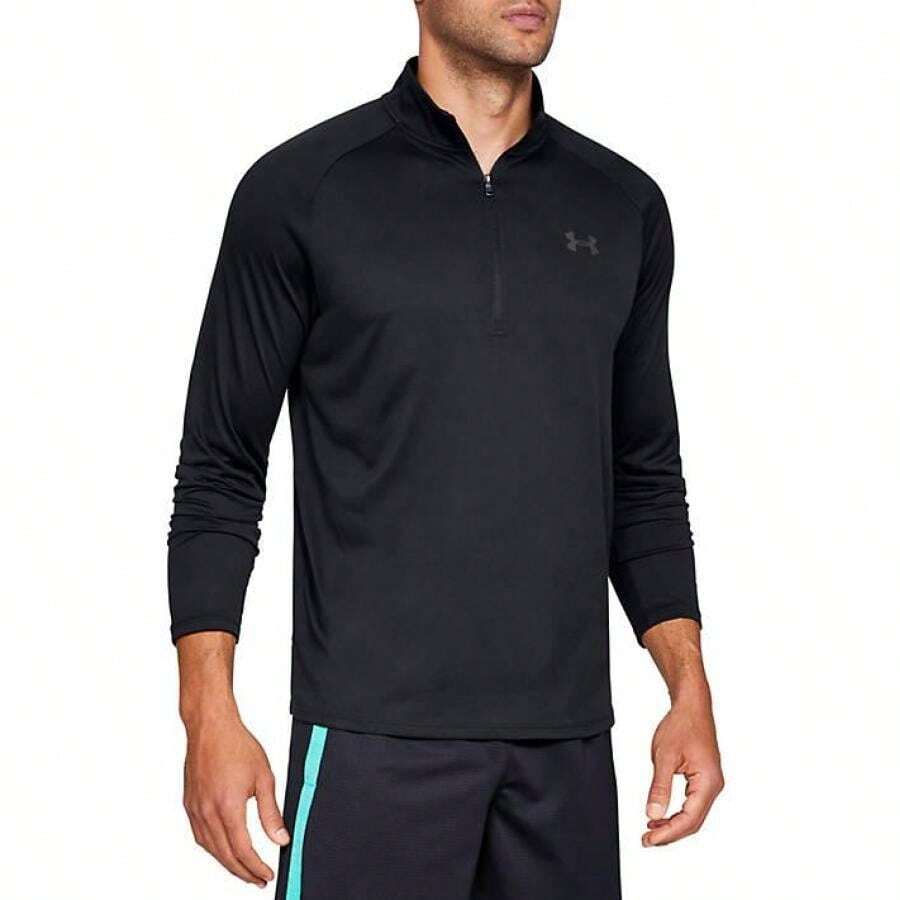 ® | Armour Long Sleeve Tech 1 2 Zip Pullover |  | Men Outdoor Hoodies & Sweatshirts - Black - View 1