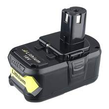 18V Replacement 5.5Ah Battery For Ryobi P102 P103 P104 P105 P107 P108 P109 P122 For Ryobi ONE+ 18-Volt Tools Li-Ion Battery - Black - View 5
