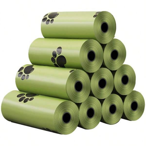 Extra Thick Dog Waste Bags - Leak-Proof And Debris-Free Pet Poop Bags, Suitable For Outdoor Adventure - Convenient And Portable, Ideal For Dog Owners, Camping, Hiking, Pet Supplies, Cleaning Supplies (Batch May Vary, Core Roll Randomly Dispatched, No Impact On Product Quality),Kitchen,Bathroom,Home,Household Supplies
