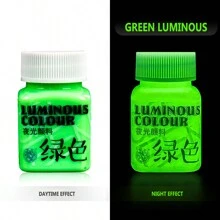 Glow-In-The-Dark Acrylic Fluorescent Paint, Super Bright Glow Liquid For DIY Handpainted Textile - Multicolor - View 18