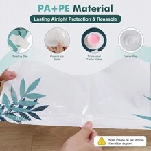 Túi đựng chân không in hình hoạt hình, Khối chân không lớn để bảo quản chân không kín, Túi đựng chân không tiết kiệm không gian cực lớn cho bộ đồ giường, quần áo, chăn bông, chăn, hộp đựng bút chì, đồ trang trí phòng, đồ trang trí nhà bếp, đồ trang trí tường, đồ trang trí phòng ngủ, đồ dùng học tập, đồ trang trí trường học, đồ trang trí phòng, đồ trang trí nhà, đồ trang trí mùa thu, đồ trang trí phòng ngủ - Nhiều màu - Xem 8