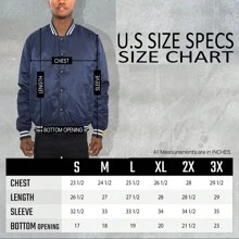 Men Solid Varsity Bomber Jacket Waterproof Fall Winter Summer Lightweight All Season Striped Trim Slant Pockets Baseball Jacket Snap Button - Royal Blue - View 9