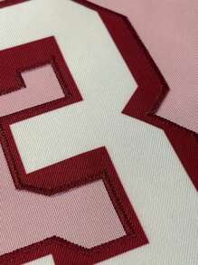 Customized Name And Number Women's Embroidered American Football Jersey San Francisco Pink V-Neck Personalized Short Sleeved Shirt Party Game Training Competition Sports Top DIY S-XXL - Pink - View 4
