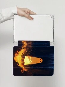 Halloween Ghost Case Compatible With New IPad Air4/5 10.9inch,Compatible With Samsung Galaxy Tab A7 Lite 8.7'', Metepad 11/ Tab/ 5 Cover,With Pen Holder,Supports Automatic Sleep/Wake Lid