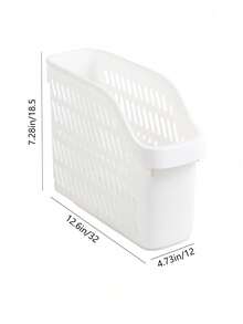 1pc Cabinet Under Sink Mesh Storage Basket Organizer For Kitchen - White - View 7