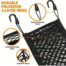 Bộ chia ô tô cao cấp dành cho chó - Rào chắn thú cưng lái xe an toàn với lưới thô - Lắp đặt dễ dàng và nhanh chóng - Bảo vệ nội thất ô tô của bạn khỏi trầy xước và tóc - Nhiều màu - Xem 3