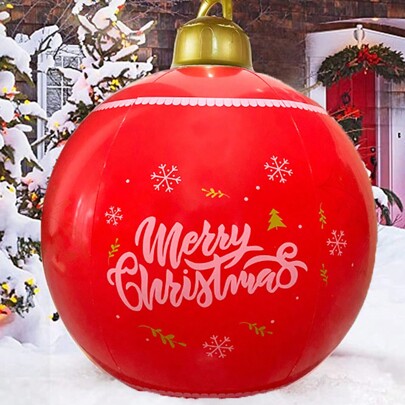 PVC Inflatable Ball ,Christmas Tree Decor For Home,Santa Claus Gifts ,Christmas Ornaments,Xmas Pendant,2025 New Year,Christmas