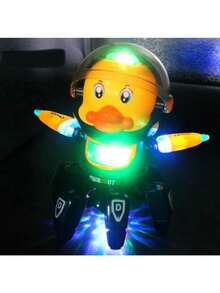 Battery Operated Astronaut Musical Duck With Lights Sounds White Blue IMMEDIATE SHIPPING - 藍色 - 查看 3