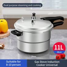 Wanbao High-Pressure Cooker, Home Use, Gas And Induction Cooker Universal, Commercial Explosion-Proof Mini Cooker With Color Option Seafood Boil - Silver - View 16