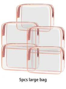 4/3/2/1件装 S/M/L 时尚简约男女通用化妆包，防水透明化妆袋，容量1夸脱，男女皆宜，可携带登机，是旅行化妆收纳的理想之选。透明设计，方便携带，是馈赠佳品。拉链设计，方便收纳美甲、化妆包、化妆袋、化妆包、化妆包、化妆包、化妆包、化妆包、化妆包、小化妆包、化妆包、圣诞礼物、小袋子、礼品袋/小手提包、化妆品收纳包、迷你化妆包、大容量化妆包、圣诞礼物、女士礼物创意。