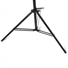 Soporte para trípode para proyector de computadora portátil Soporte de piso universal para computadora portátil Soporte de soporte para equipo de DJ para computadora plegable grande ajustable de 69-190 cm, perfecto para escenario o estudio con bolsa de viaje portátil - Negro - Ver 5