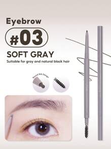 JUDYDOLL SKINNY EYEBROW PENCIL 0.07g Waterproof Long-Lasting Non-Smudge Natural Eyebrow Pencil, Suitable For Beginners, Important Occasions, Gifting, New And Unique Product, Wedding Essentials, Wedding Guest, Bachelorette Party, Elegant Makeup, Natural Everyday Makeup, Cute Makeup, Bold Color Makeup, Date Makeup