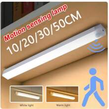 1 pezzo Luce a sensore di movimento a LED per mobile, luce notturna magnetica senza fili ricaricabile via USB per cucina, luce notturna ultramagnetica ricaricabile con luce calda e bianca, adatta per mobile, corridoio, scale, cucina, comodino, con batteria da 200mAh e 350mAh, 3,7V
