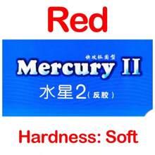 Original YINHE MERCURY II Table Tennis Rubber Mercury-2 Allround Spin Control Ping Pong Sponge - Red - View 8