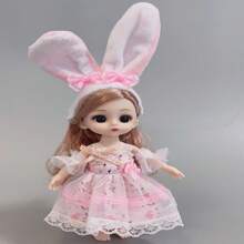 6 英寸娃娃可爱娃娃，包括 1 个迷你娃娃、1 套手工娃娃衣服、1 双娃娃鞋/日/圣诞礼物 - 所有規格 - 查看 7