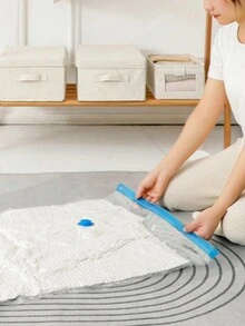 20pcs Vacuum Compression Bags, Vacuum Storage Bags, Luggage Organizer Bags, Travel Clothes Storage, Zipper Bags, Space Saver Bags, Travel Compression Bags, Reusable Packing Bags, Bedding Compressor Bags, Home Vacuum Sealer Bags, Saving Space For Cruise Travel Accessories, Suitable For Clothes, Blankets, Mattresses, Down Quilts, Pillows, Saving 80% Of Clothing Storage Space, Compression Sealed For Closet Storage, Home Travel - Multicolor - View 6