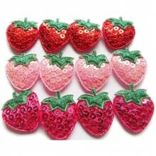 20pcs Sequin Strawberry Embroidered Cloth Patches - A - View 9