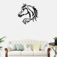 Hello Young 1 Tác phẩm nghệ thuật treo tường bằng kim loại hình đầu ngựa, màu đen, hiệu ứng 3D, trang trí treo tường cho phòng khách, phòng ngủ, phòng học, văn phòng, ý tưởng quà tặng, nghệ thuật dành cho phụ nữ, thích hợp cho trang trí nhà cửa, phòng khách, sân hiên hoặc vườn, ban công, tượng trang trí, trang trí nhà, trang trí phòng, trang trí treo tường văn phòng. - người mẫu - Xem 8