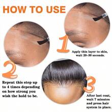 Pegamento súper fuerte para pelucas GOIPLE, adhesivo impermeable para pelucas frontales de encaje, agente de unión invisible, pegamento transparente para pelucas de secado rápido - Pegamento para peluca - Ver 11
