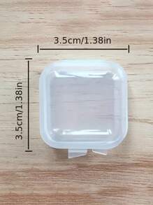 10/20/30件迷你便携式透明珠宝收纳盒 - 彩色 - 查看 6