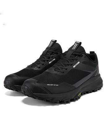 baasploa Men's Outdoor Shoes , Anti-Slip And Wear-Resistant Men's Outdoor Hiking Shoes Men's Sports Hiking Shoes