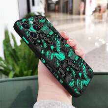 Liquid Silicone Blackened Clown Case Compatible With IPhone 17 Air 16e 16 15 Pro Max 14 Plus 13 Mini 12 Pro 11 X XS XR XS Max 7 8 Plus SE2 SE3 Sam Sung Galaxy S25 S24 Ultra S23 FE S22 Plus S21 S20 S10 A17 A07 A56 A55 A54 A53 A52 A51 A36 A35 A34 A33 A32 A26 A25 A24 A23 A22 A16 A15 A14 A13 A12 A06 Xiao Mi Redmi Note 14 13 Pro Plus 12 Pro - Black - View 2